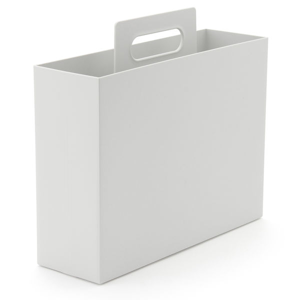 무인양품 폴리프로필렌 손잡이 부착 파일 박스・스탠다드 타입  W10×32×28.5cm 38699019 
