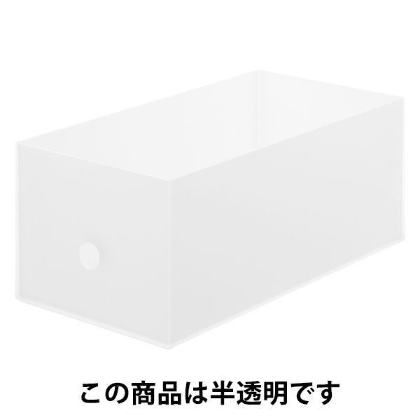무인양품 폴리프로필렌 파일 박스・스탠다드 와이드・1/2 W15×32×12cm 02553043 
