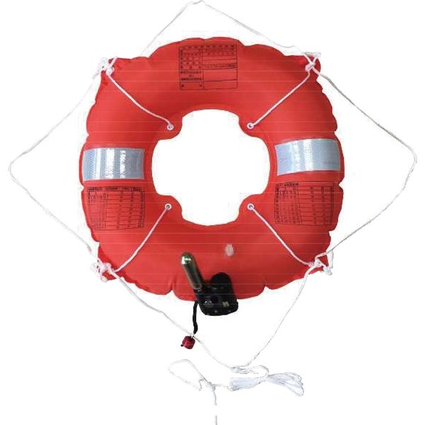 アールエフディジャパン 小型船舶用救命具（膨張式）マリンポーチ RN型 縦ネイビー 6300005261 1着（直送品）