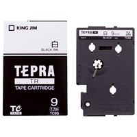 テプラ TEPRA TRテープ　カートリッジ 幅9mm 白ラベル(黒文字) TC9S 1個 キングジム