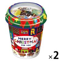 クリスマスカップ 2個 チロルチョコ クリスマス チョコレート 個包装