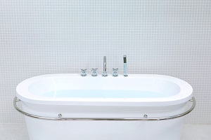 お風呂場で使用できる防水仕様