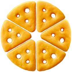 ”業界初となる生チーズを用いた濃厚おつまみスナック”