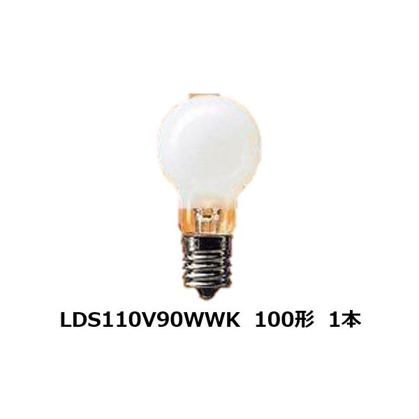 パナソニック ミニクリプトン電球 40W形 ホワイト/電球色 LDS110V36WWK/2P 1パック（2個入）