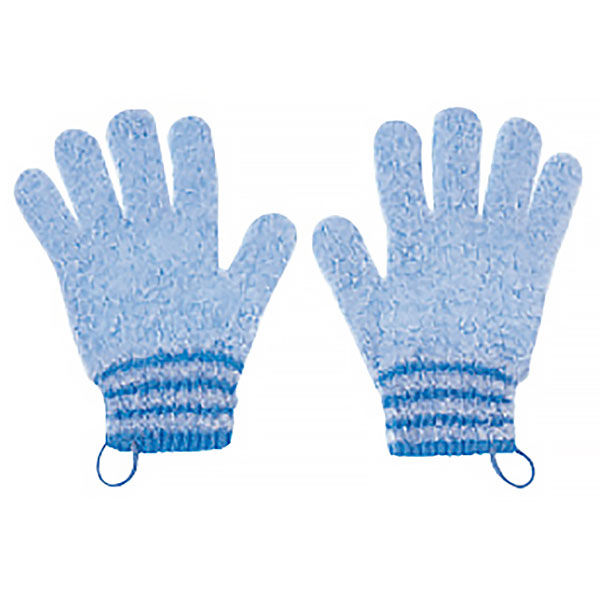 オカモト 選択 やさしい手 ブルー 最大88%OFFクーポン 洗体タオル 手袋型