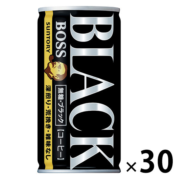 アスクル 缶コーヒー サントリー Boss ボス 無糖ブラック 185g 1箱 30缶入 通販 Askul 公式