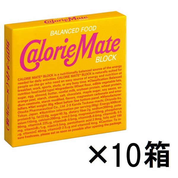 大塚製薬　カロリーメイトブロック　メープル味　909824　1セット（10箱入）