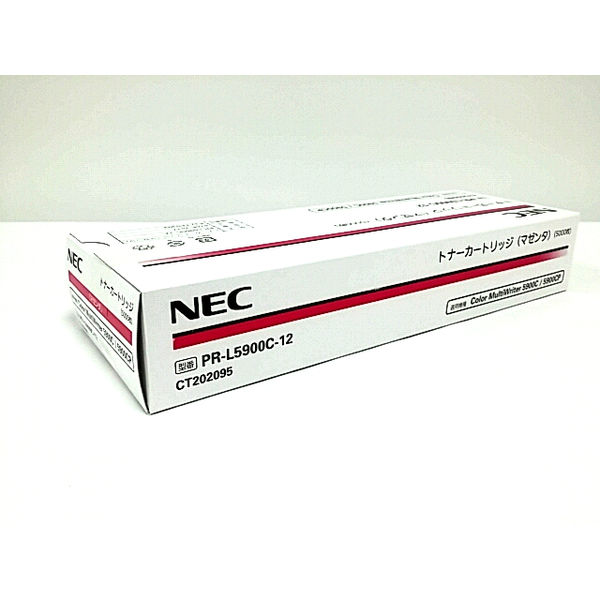 アスクル】 NEC 純正トナー PR-L5900C-12 マゼンタ 1個（取寄品） 通販