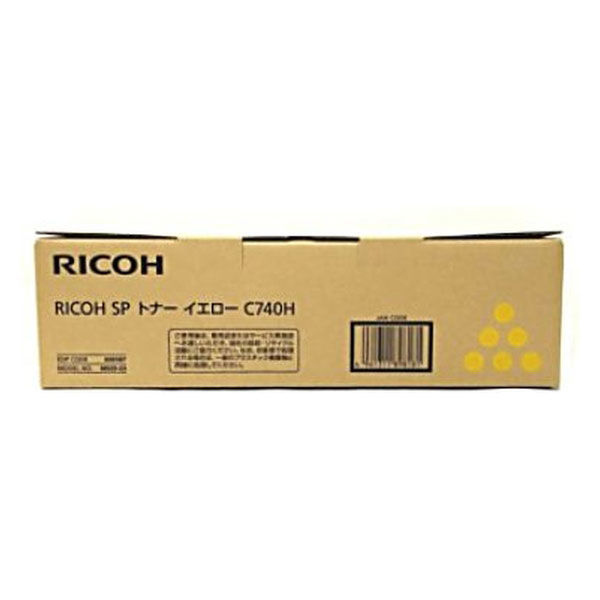 リコー（RICOH） 純正トナー RICOH SP C740H イエロー 大容量 600587 1個