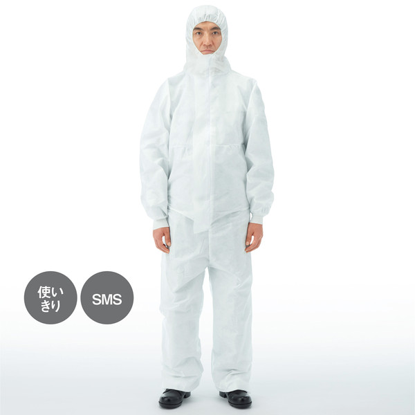 【防護服】 スリーエム ジャパン 3M 化学防護服 4520 (XLサイズ） ホワイト 1着