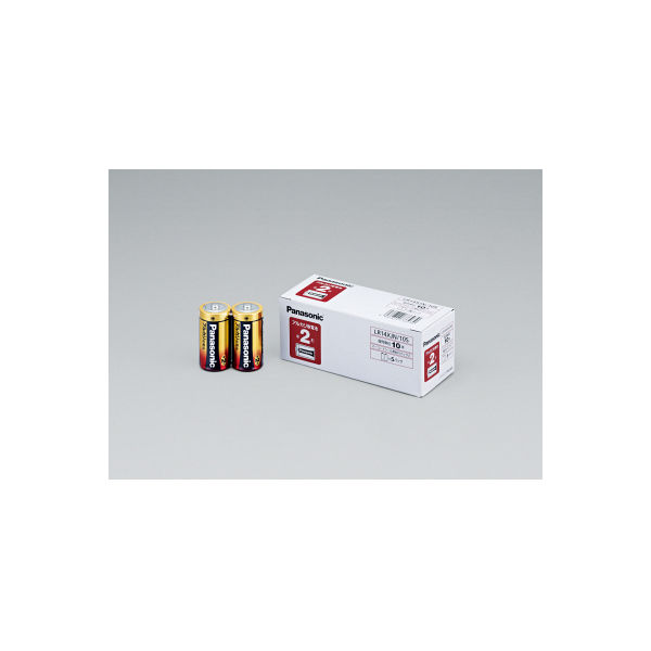 パナソニック　乾電池アルカリ　単2形　100本：1パック10本入×10（わけあり品）