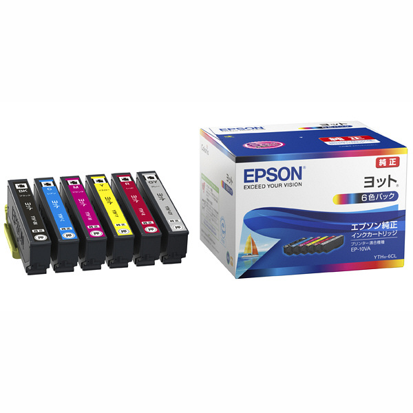 エプソン（EPSON） 純正インク YTH-6CL YTH（ヨット）シリーズ 1パック（6色入）