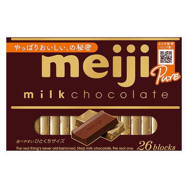 Lohaco 明治 ミルクチョコレートbox 1箱 チョコレート お菓子