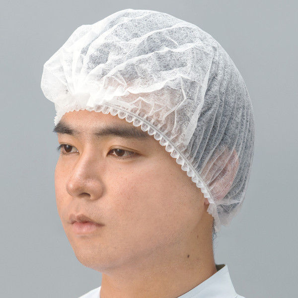 アスクル】 川西工業 不織布 使いきりヘアキャップ ホワイト 1セット(10000枚:500枚入×20袋) 通販 - ASKUL（公式）