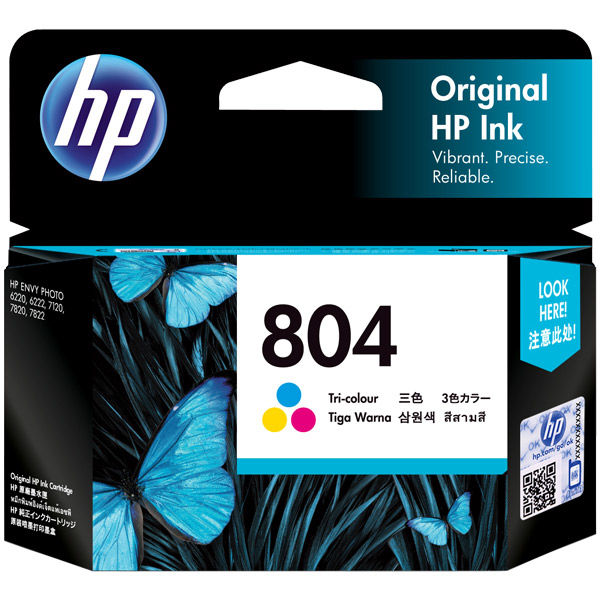 HP（ヒューレット・パッカード） 純正インク HP804 3色カラー T6N09AA