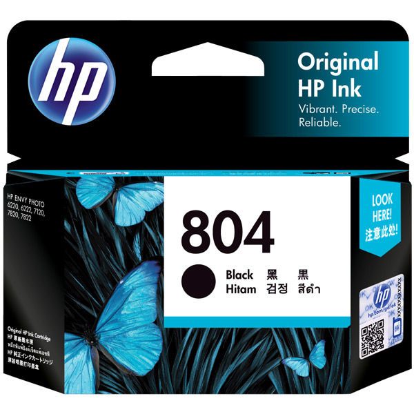 アスクル】 HP（ヒューレット・パッカード） 純正インク HP804 黒 ...