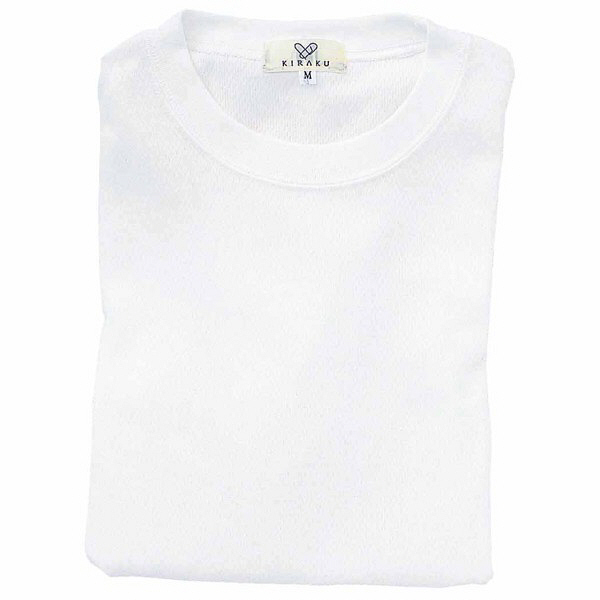 トンボ　キラク　Tシャツ　ホワイト　　S　CR003-01　1枚　　（取寄品）