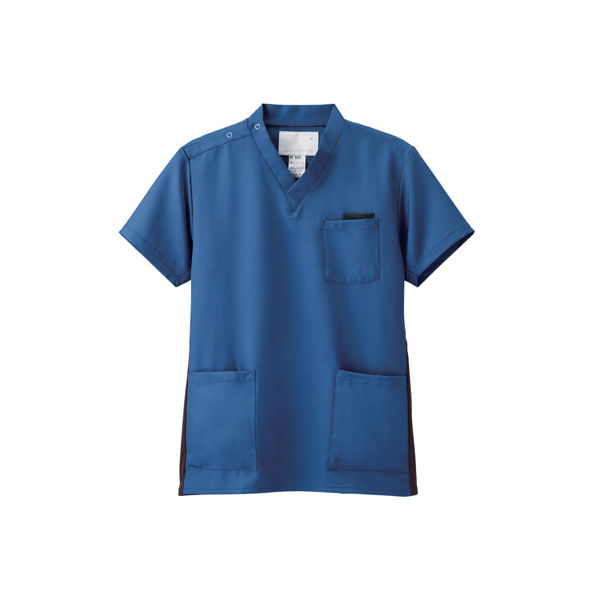 アスクル】ナガイレーベン スクラブ（男女兼用） 医療白衣 半袖 ロイヤルブルー S RT-5062（取寄品） 通販 ASKUL（公式）