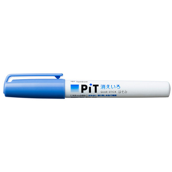 トンボ鉛筆【PIT】スティックのり 消えいろピットほそみ 本体 PT-PC 3本 - アスクル