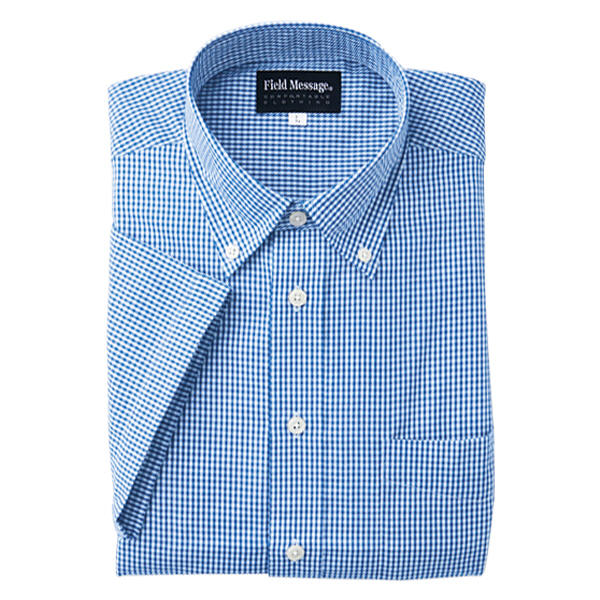 2021人気No.1の 自重堂 半袖シャツ セットアップ 男女兼用 ブルー 3S 43614 取寄品