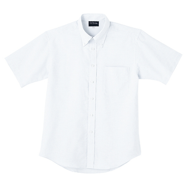 自重堂 半袖シャツ 男女兼用 ホワイト L 43634（取寄品）