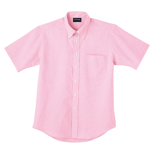 自重堂 半袖シャツ 【返品不可】 男女兼用 ピンク 取寄品 超美品 EL 43634