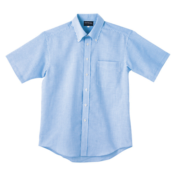 割引 自重堂 半袖シャツ 男女兼用 ブルー 43654 取寄品 4L 2021人気の
