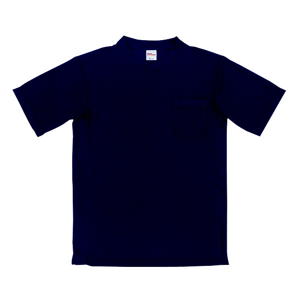 自重堂 半袖Tシャツ 男女兼用 ネービー 4L 新作入荷 都内で 取寄品 47684
