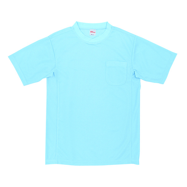 自重堂 半袖Tシャツ 男女兼用 サックス 最新アイテム 最安値挑戦 取寄品 EL 47684