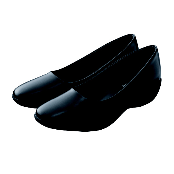 自重堂 パンプス 女性用 ブラック 25.0cm 大きな取引 取寄品 黒 公式ショップ F2123