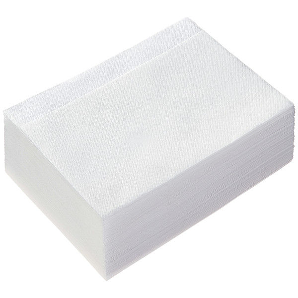 アスクル イデシギョー 4つ折りナプキン 長方形タイプ 白無地 1箱