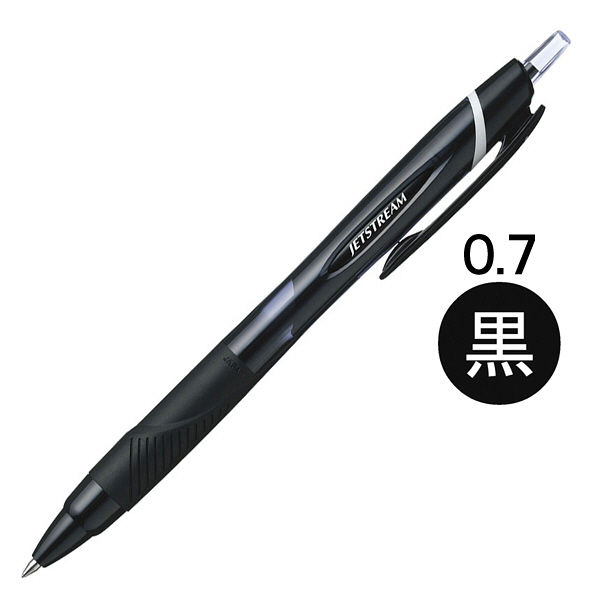 アスクル 油性ボールペン ジェットストリーム単色 0.7mm 黒軸 黒インク 10本 SXN-150-07 三菱鉛筆uni ユニ 通販 -  ASKUL（公式）