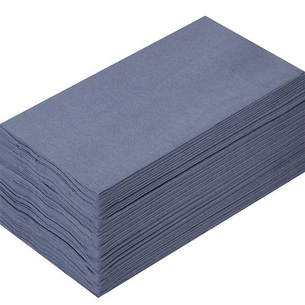 溝端紙工印刷　カラーナプキン　8つ折り　2PLY　キャビア　1セット（200枚：50枚入×4袋）