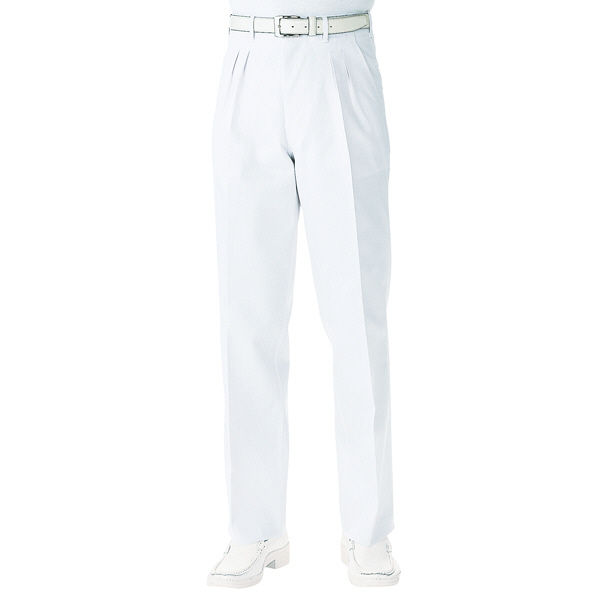 アスクル】 KAZEN メンズスラックス 医療白衣 ホワイト W88cm 436-80（直送品） 通販 - ASKUL（公式）