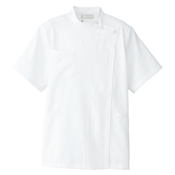 AITOZ（アイトス） レディース半袖KCコート レディス医務衣 医療白衣 ホワイト L 861304-001（直送品）
