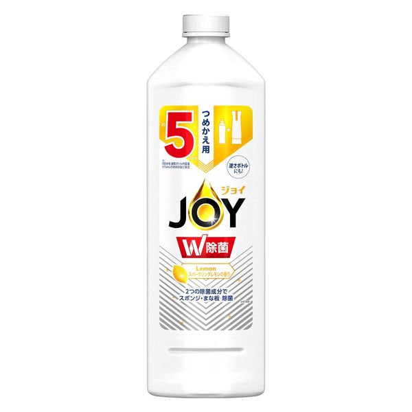 ＜LOHACO＞ 除菌ジョイコンパクト JOY スパークリングレモンの香り 特大 770mL 食器用洗剤 P＆G