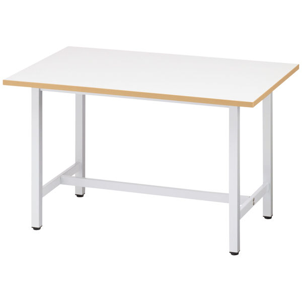 アール・エフ・ヤマカワ 作業台テーブル ホワイト 幅1200×奥行750×高さ