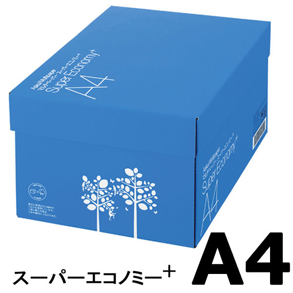 アスクル】 コピー用紙 マルチペーパー スーパーエコノミー+ A4 1箱 