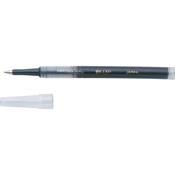 トンボ鉛筆 ZOOM（ズーム） 水性ボールペン替芯 0.5mm 黒 L5P 1セット（10本）（直送品）