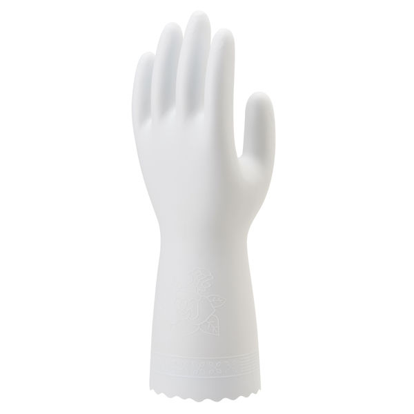 塩化ビニール手袋 簡易包装ビニトップ薄手 L ホワイト 5双 「現場のチカラ」 130 ショーワグローブ オリジナル