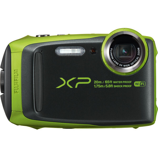 富士フイルム 防水デジタルカメラ「FinePix」XP120 ライム FX-XP120LM 1台 - アスクル