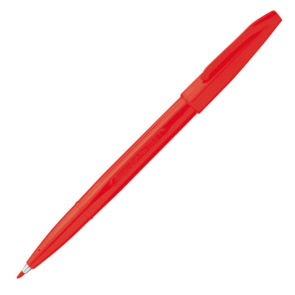 ぺんてる 水性ペン サインペン S520-BD 赤 1セット（30本:10本入×3箱）