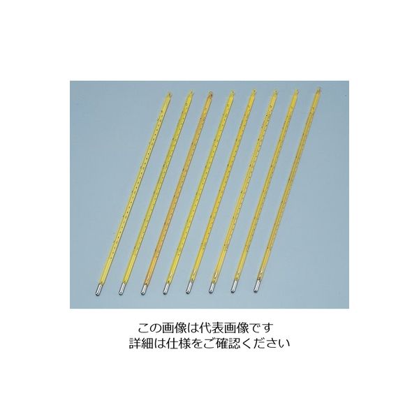 日本計量器工業 標準温度計（棒状） No.2 50～100℃ 成績書付 1本 6-7702-03（直送品）