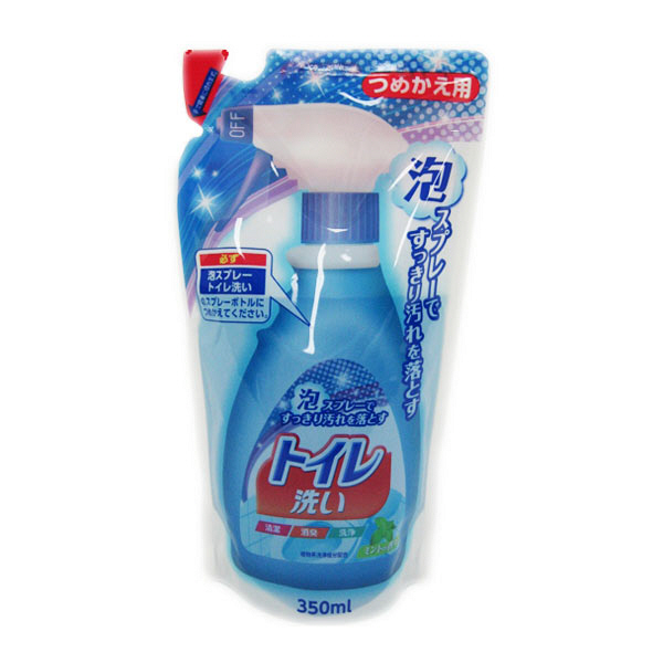 ＜LOHACO＞ 泡スプレートイレの洗剤 詰替 350mL 11430 1セット（3個） 日本合成洗剤