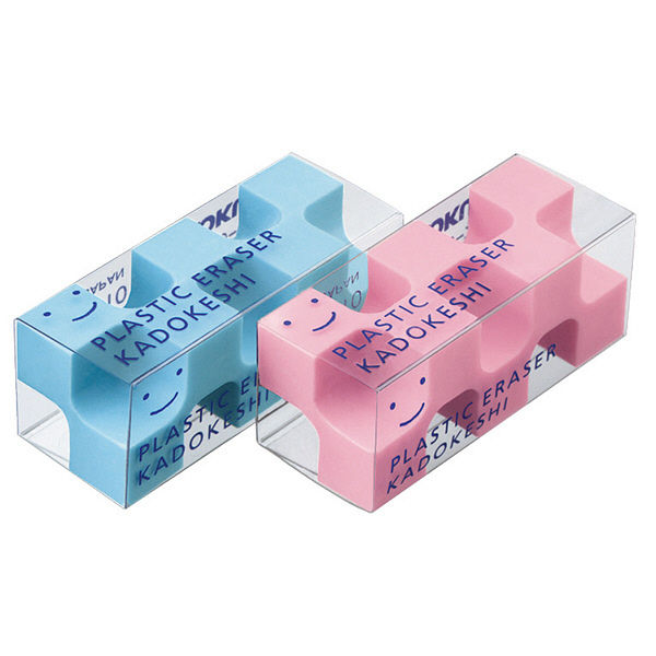 アスクル コクヨ 消しゴム カドケシプチ ２個入 ピンク ブルー ケシーu750ー3 1セット 80個 2個入 40パック 直送品 通販 Askul 公式