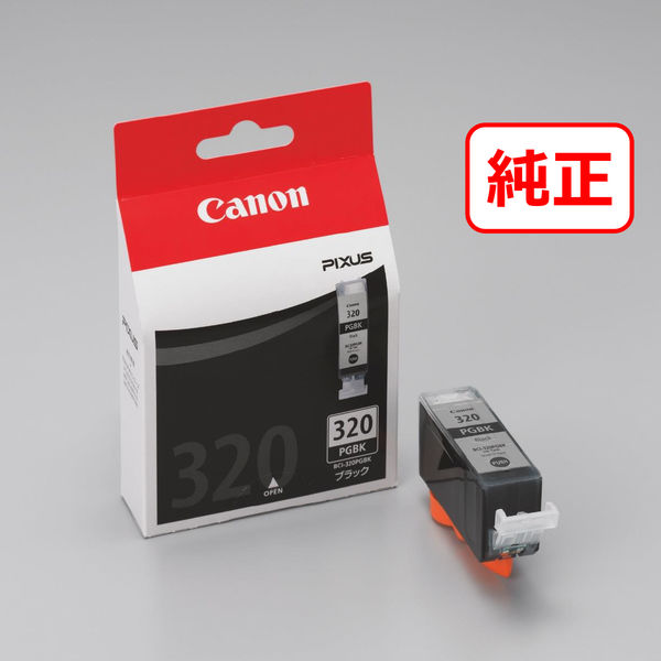 アスクル】 キヤノン（Canon） 純正インク BCI-320PGBK ブラック