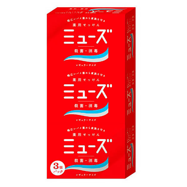 アスクル】 ミューズ 石鹸 レギュラー 95g 1セット（3個入×10パック） レキットベンキーザー・ジャパン 通販 - ASKUL（公式）