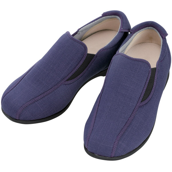 【アスクル】あゆみ 介護靴 1132モカスリップオン 紫M（22.0-22.5cm）両足 施設・院内用（取寄品） 通販 - ASKUL（公式）