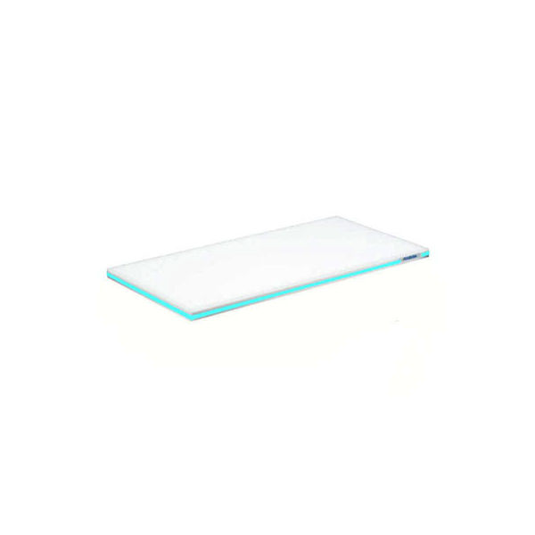 抗菌 かるがるまな板 HDK 1000×400×40 ホワイト 青線 両面シボ付