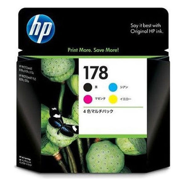 アスクル】 HP（ヒューレット・パッカード） 純正インク HP178 4色